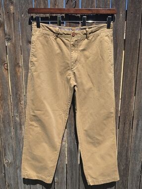 Men's Casual Khaki Chino Pants 100% Cotton 36x30